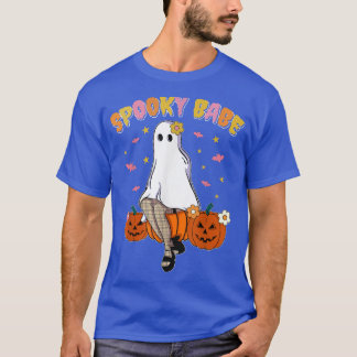 Camiseta Aestética Spooky Babe Halloween Ghost Girl Cre