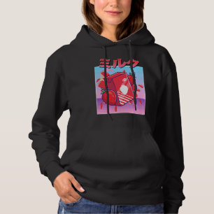 Camiseta Aesthetic Morango Milk Shake Vaporwave 90s Japa