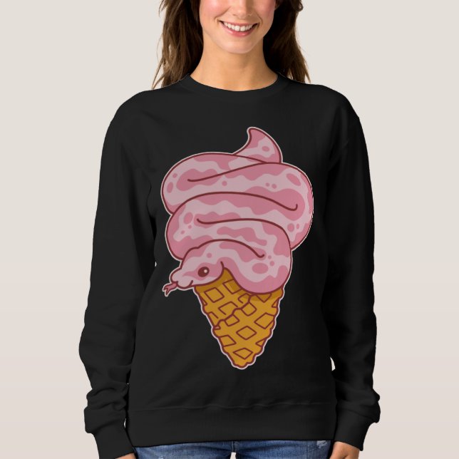 Camiseta Aesthetic Pink Snake Ice Cream (Frente)