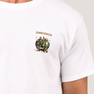 Camiseta Aesthetic Summerween Spooky Jack O'Lantern
