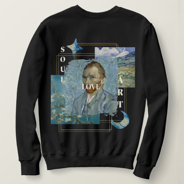 Camiseta Aesthetic Vincent Van Gogh  (Verso do Design)