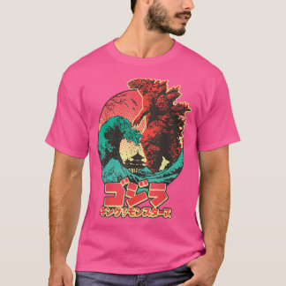 Camiseta AETICON Estilo Japonês Dinossauro