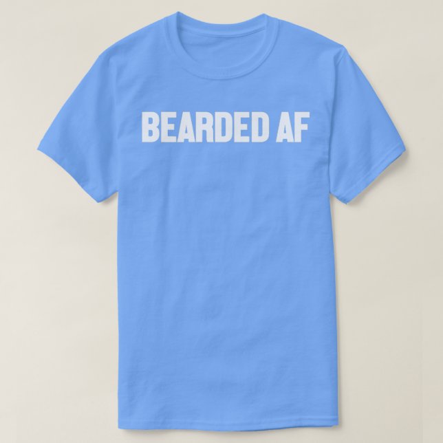 Camiseta AF com barba (Frente do Design)