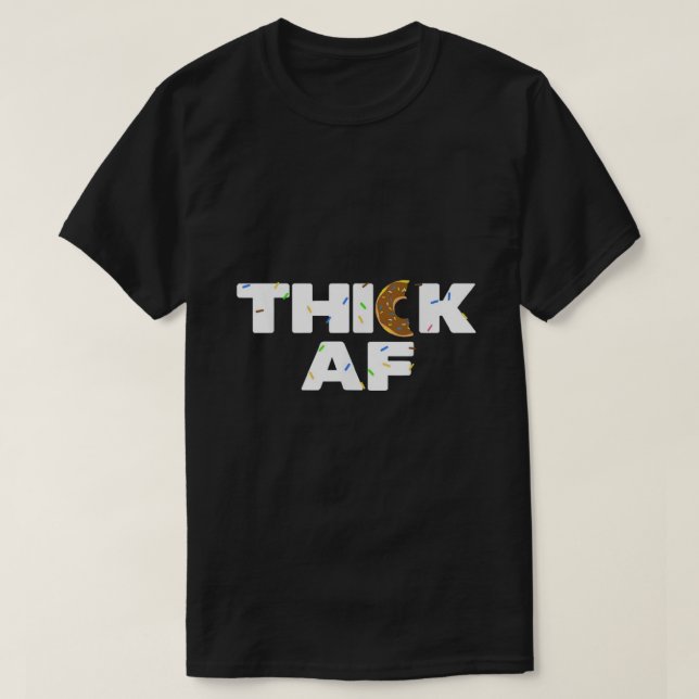Camiseta AF espessa (Frente do Design)