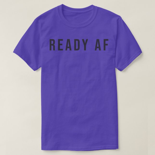 Camiseta AF pronto (Frente do Design)