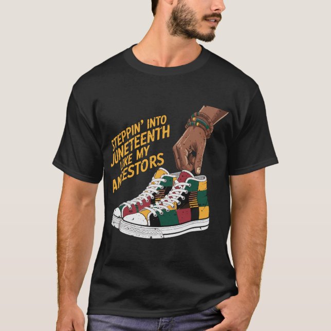 Camiseta Afastar-Se À Décima Junta Como Os Meus Ancestrais (Frente)