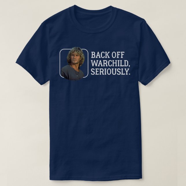 Camiseta Afaste gravemente o Warchild (Frente do Design)