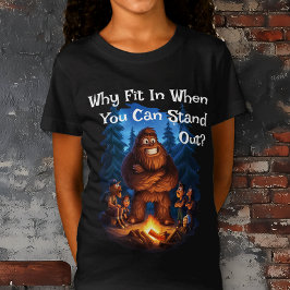 Camiseta Afastem-Se As Crianças Sasquatch