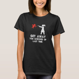Camiseta Afastem-Se Das Mulheres Contra Dias de os namorado
