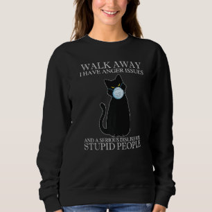 Camiseta Afastem-se Eu Tenho Problemas de Raiva E Uma Avers