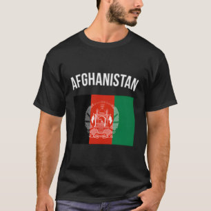 Camiseta Afeganistão Bandeira Afeganistão