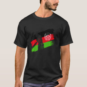 Camiseta Afeganistão Bandeira Afeganistão Jogador de Fã de 