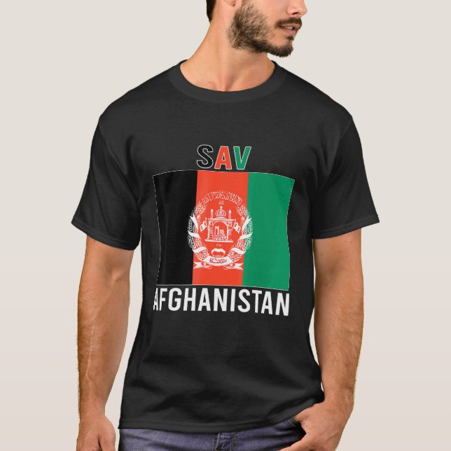 Camiseta Afeganistão: Liberdade para o Afeganistão Salve Ca (Frente)