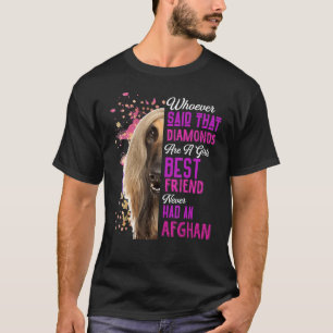Camiseta Afegãos Hounds São As Meninas Mais Amigas Cachorro