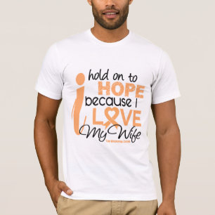 Camiseta Aferrar-se de cancer Endometrial a esperar para
