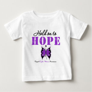 Camiseta Aferrar-se de fibrose cística à esperança