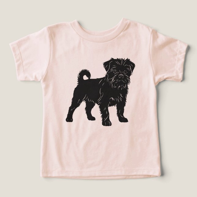 Camiseta Affenpinscher (Design frontal)