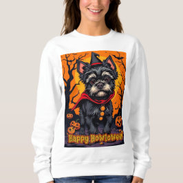 Camiseta Affenpinscher Happy Howloween