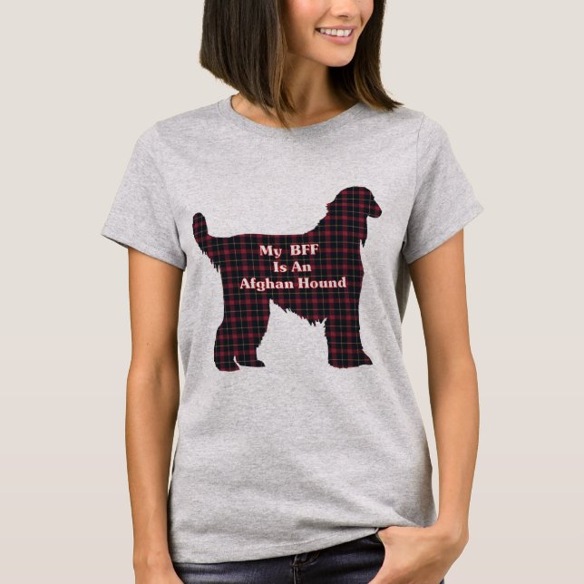 CAMISETA AFGHAN HOUND BFF (Frente)