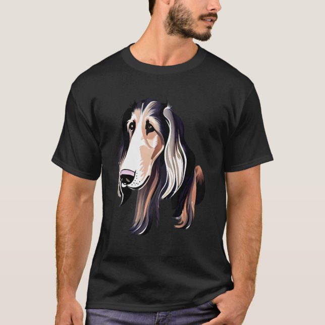 Camiseta Afghan Hound dog breeds  Classic Family Matching (Frente)