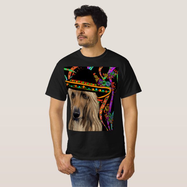 Camiseta Afghan Hound Mexico (Frente Completa)