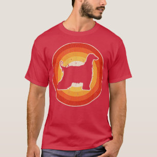 Camiseta Afghan Hound Sunset Retro for Men Women Boys Girl