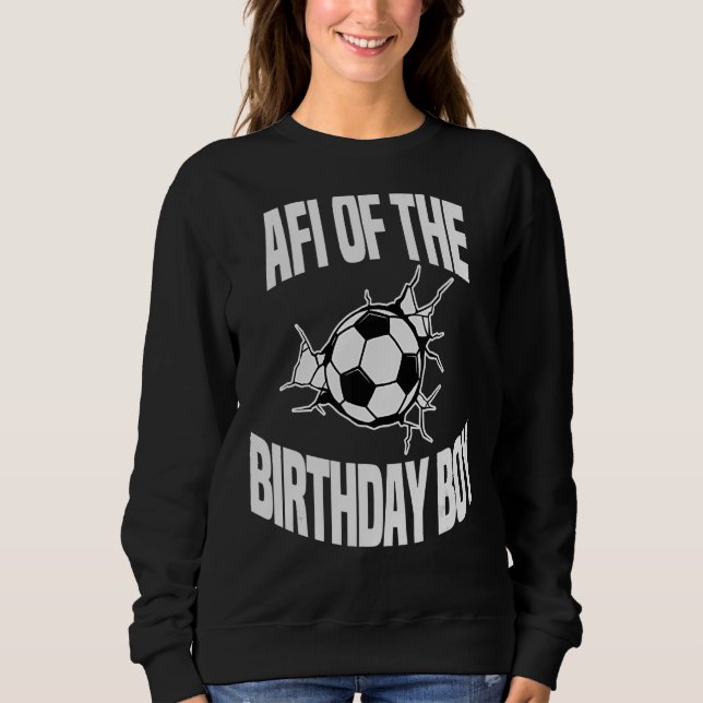 Camiseta Afi Da Festa De Bday-Dama Do Time De Futebol (Frente)