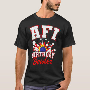 Camiseta Afi Da Festa De Boliche De Boate De Aniversário Ce