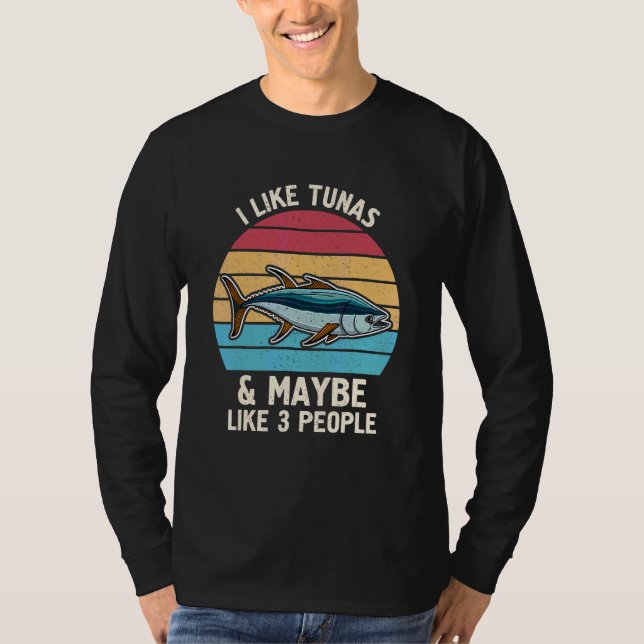 Camiseta Afinadores de Thunnus Pescadores de Peixes Pescado (Frente)