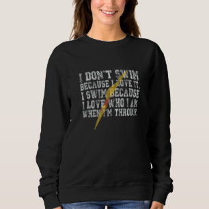 Camiseta Afirmação De Nadação Incrível Eu Não Natação Porqu