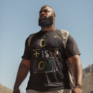 Camiseta Afirmação divina: Deus é o amor