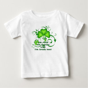 Camiseta Afirmação irlandesa do shamrock