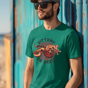 Camiseta Afirmação Negativa para Guerreiros: Vitória ou Mor