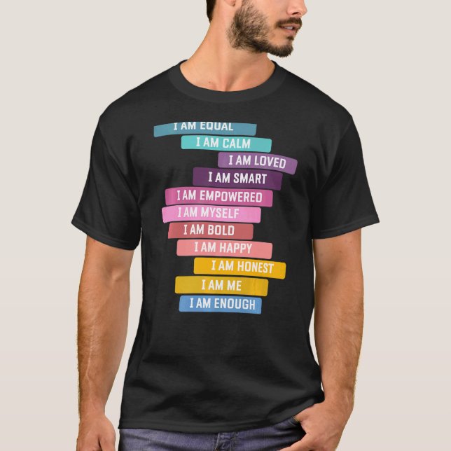 Camiseta Afirmação Positiva Dizer Que É Bom, (Frente)
