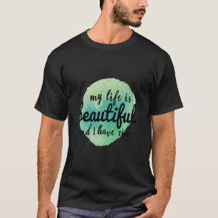 Camiseta afirmações de amor próprio para aceitação da