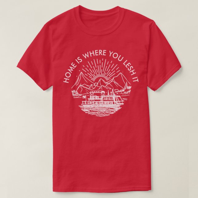 Camiseta Afirmações em casa (Frente do Design)