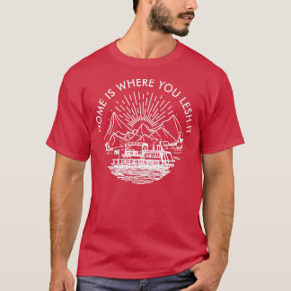Camiseta Afirmações em casa