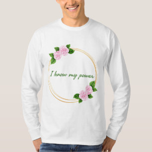 Camiseta afirmações motivacionais para o trabalho