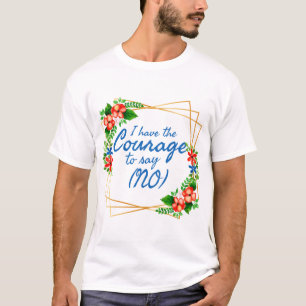 Camiseta afirmações positivas para ansiedade e amor próp