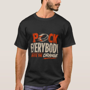 Camiseta Afirmador de Hóquei Laranja 2