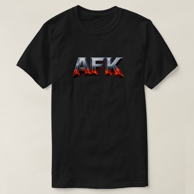CAMISETA AFK (Frente do Design)