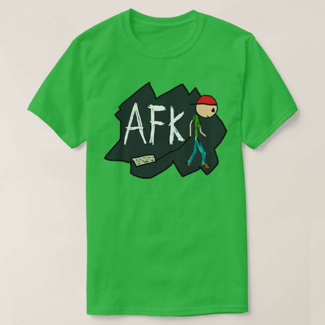 CAMISETA AFK (Frente do Design)