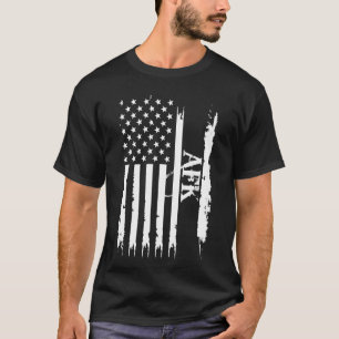 Camiseta AFK Estados Unidos se afundaram com bandeira dos E