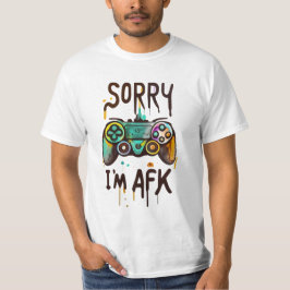 Camiseta AFK etéreo - Pontas De Jogo Únicas Para Jogadores 