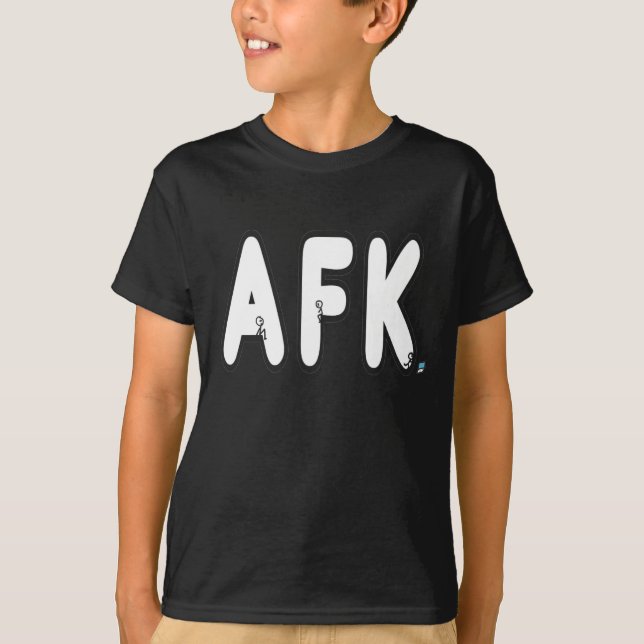 Camiseta AFK - Longe do teclado (Frente)