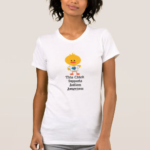 Camiseta afligida pintinho da consciência do