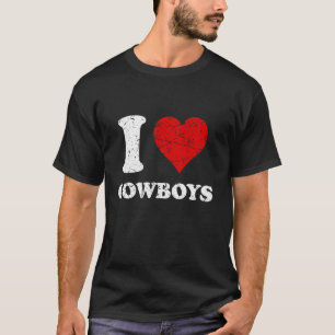 Camiseta Aflito Eu Amo Cowboys Eu Amo Cowboys