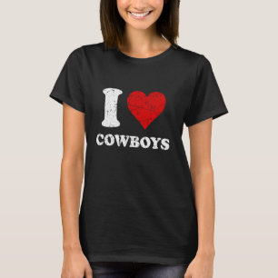 Camiseta Aflito Eu Amo Cowboys Eu Amo Cowboys
