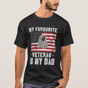 Camiseta Aflito Meu Veterano Favorito é Meu Pai Veteranos