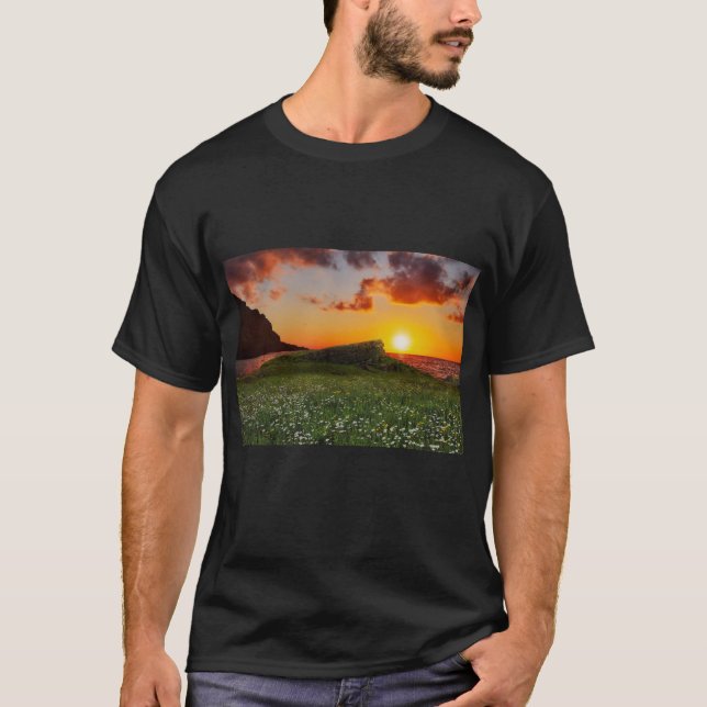 Camiseta Afogamento impressionante do Sunset (Frente)